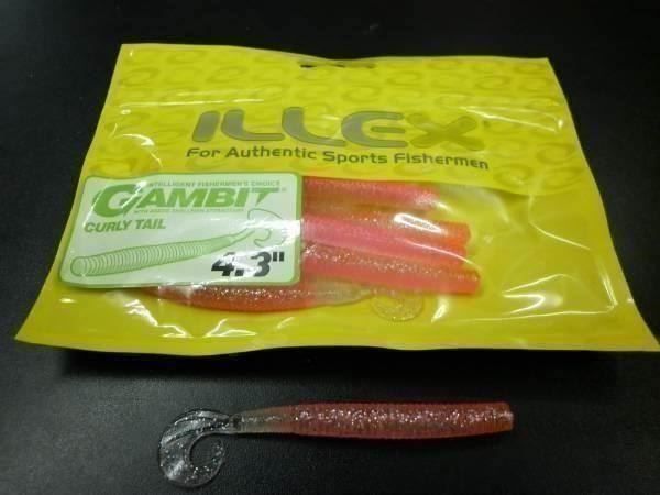 Esche: Illex Gambit Curly Tail 4,3" Disco Pink – Nuovo e nell'imballaggio originale da Fribourg venduto da versus702