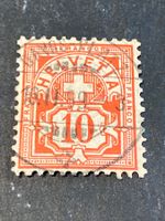 Ziffermuster  ZNr. 61A 1899 Vollstempel Davos Platz