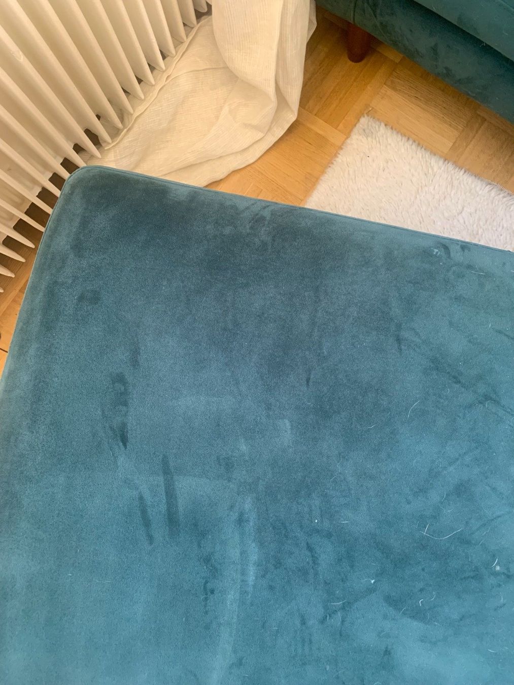 Sofacompany Divani: 3er-Sofa + Hocker, Samt, Grün, SofaCompany – Usato da Zürich venduto da lui_6rxc 3