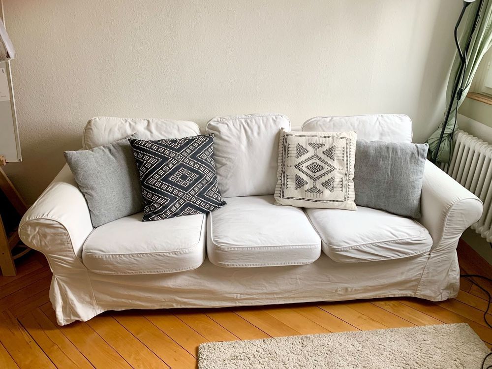 Weisses Sofa Ektorp von IKEA Kaufen auf Ricardo