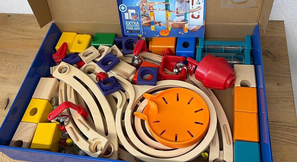 Giocattoli: Hape Quadrilla Kugelbahn, Murmelbahn – Usato da Hinterforst venduto da moliki 3