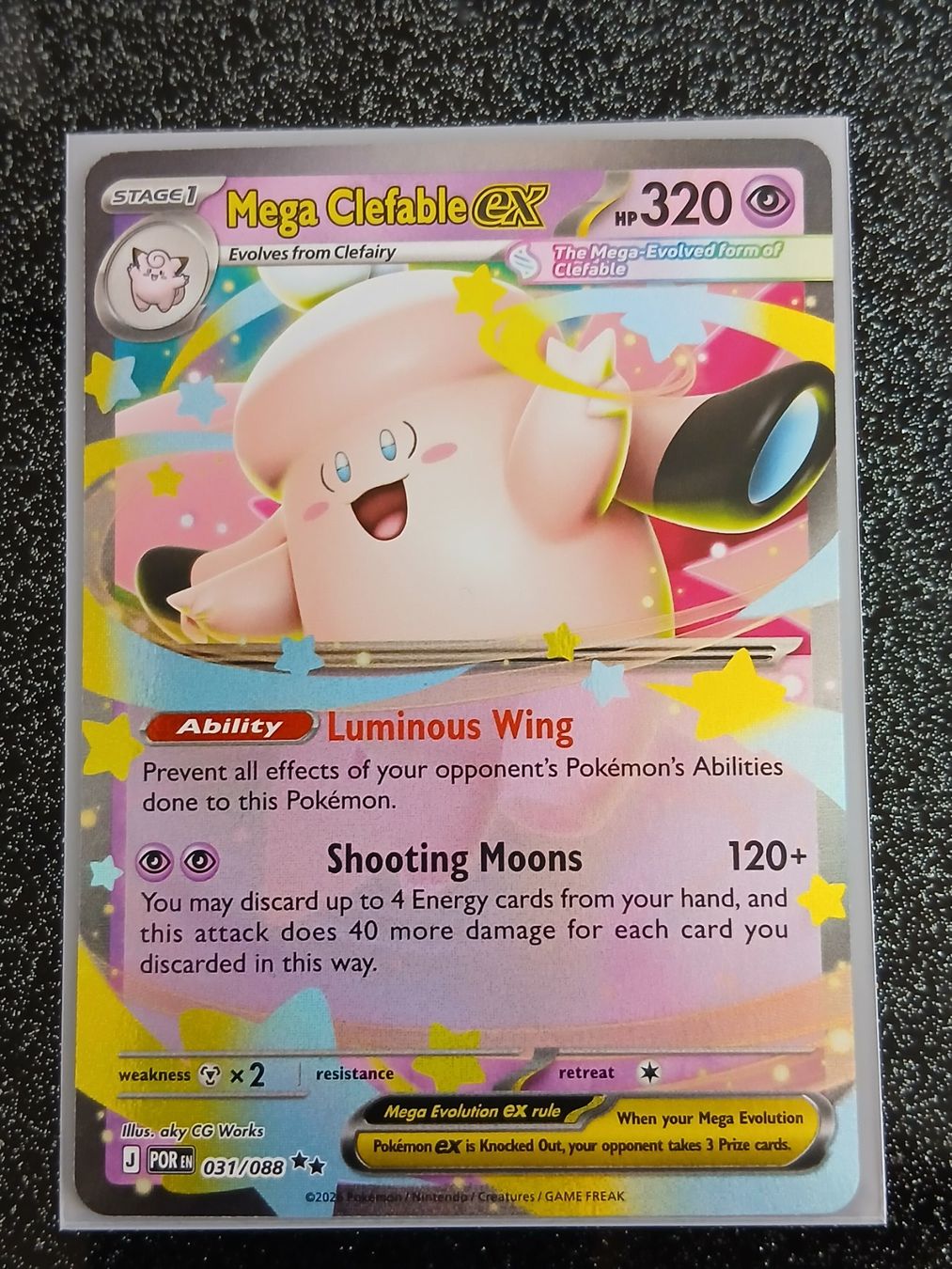 Pokémon Cartes à collectionner: Perfect Order / Mega Clefable ex 031/088 EN – Neuf (Voir description) à Zug par Vorphalak