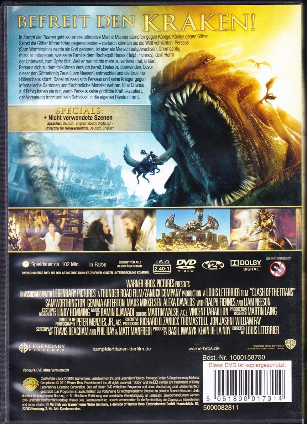 Tutti i DVDs: Kampf der Titanen – Usato da Spiez venduto da Crazyduck 1