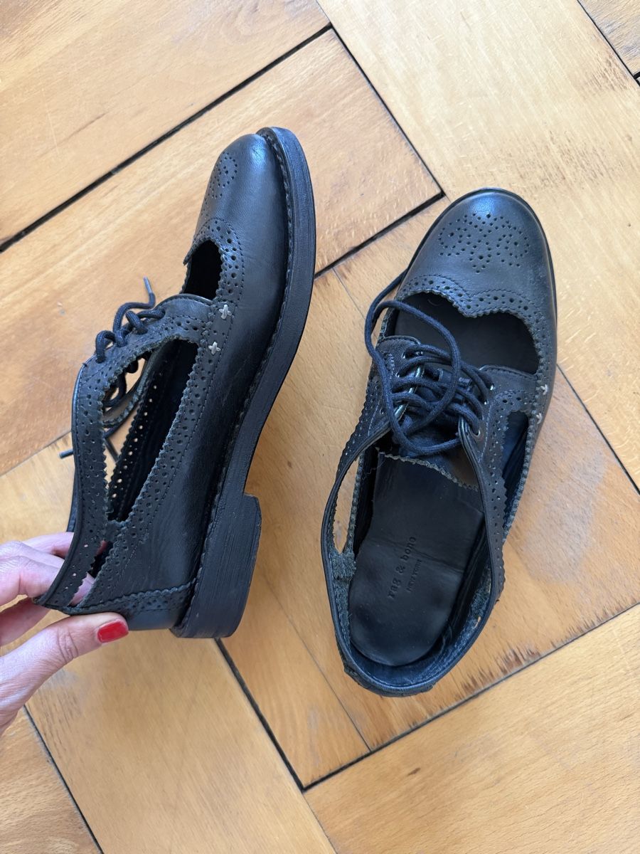 Damenschuhe: Rag & Bone schwarze Lederschuhe, Gr 36 – Gebraucht aus Kriens von tam_l8v2 2
