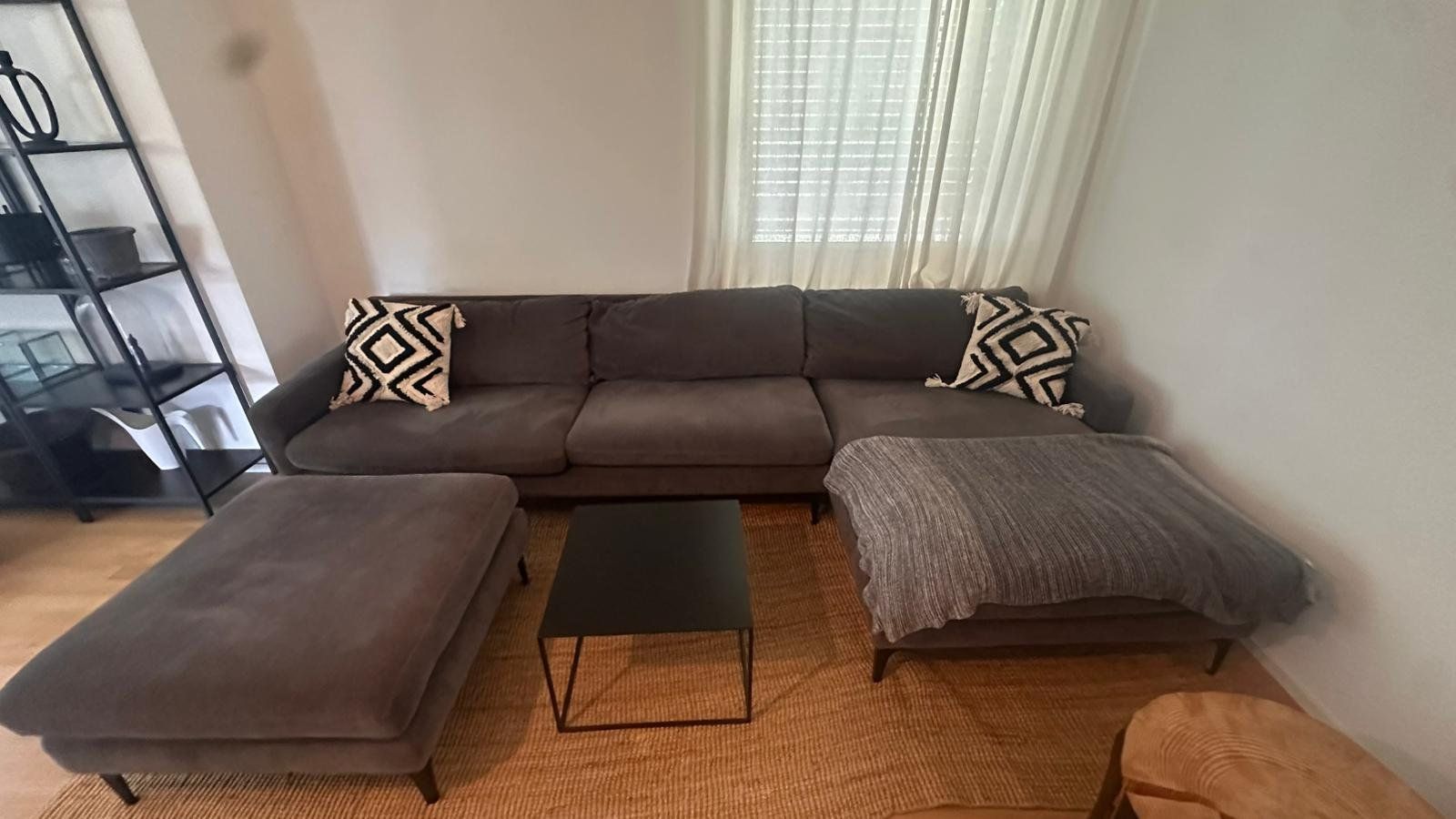 Sofacompany Divani: Ecksofa mit Ottomane anthrazit guter Zustand – Usato da Thalwil venduto da 044charlotte 4