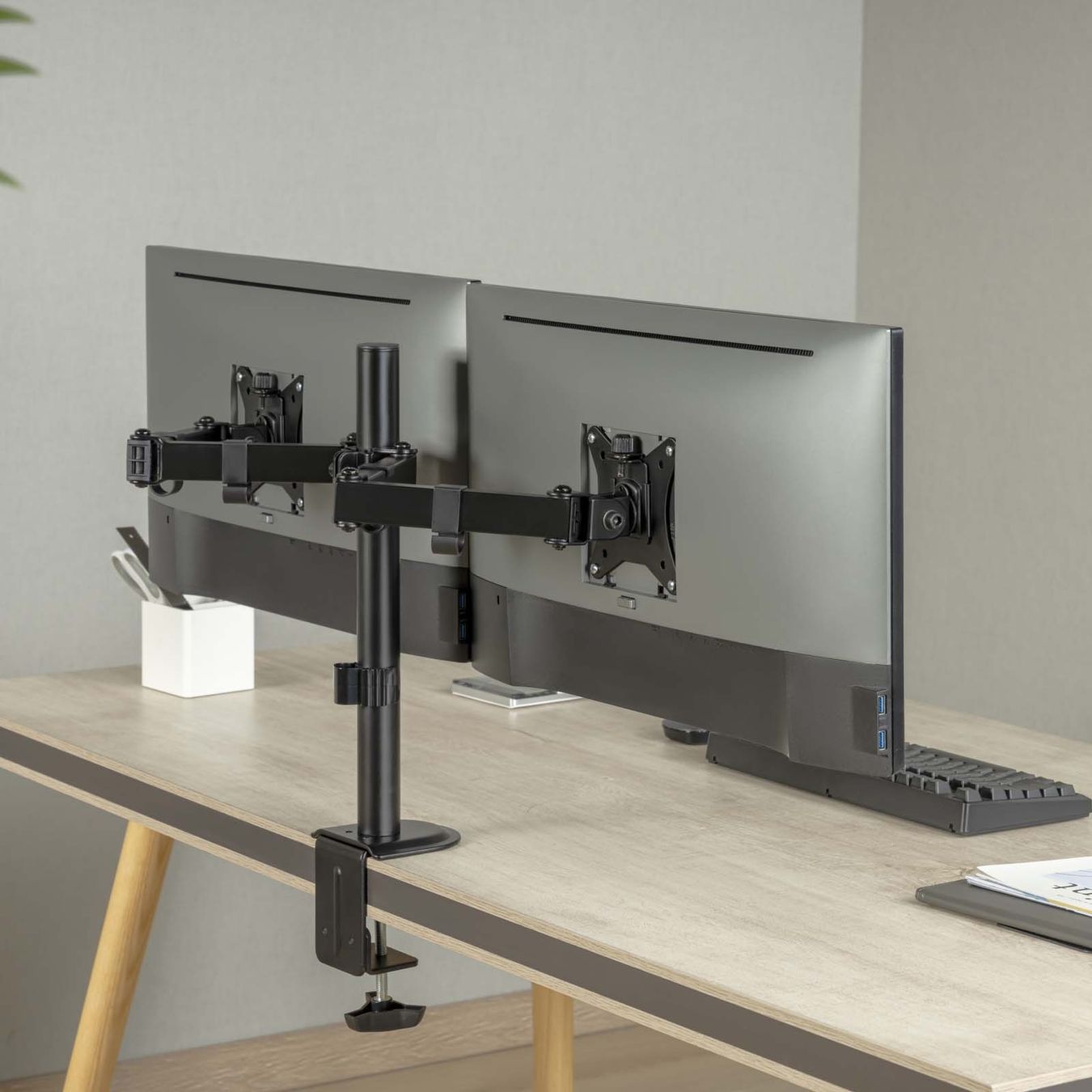 Asus Monitore: Asus duall Montitor mit Halterung – Gebraucht aus Bad Ragaz von A_B_C_D