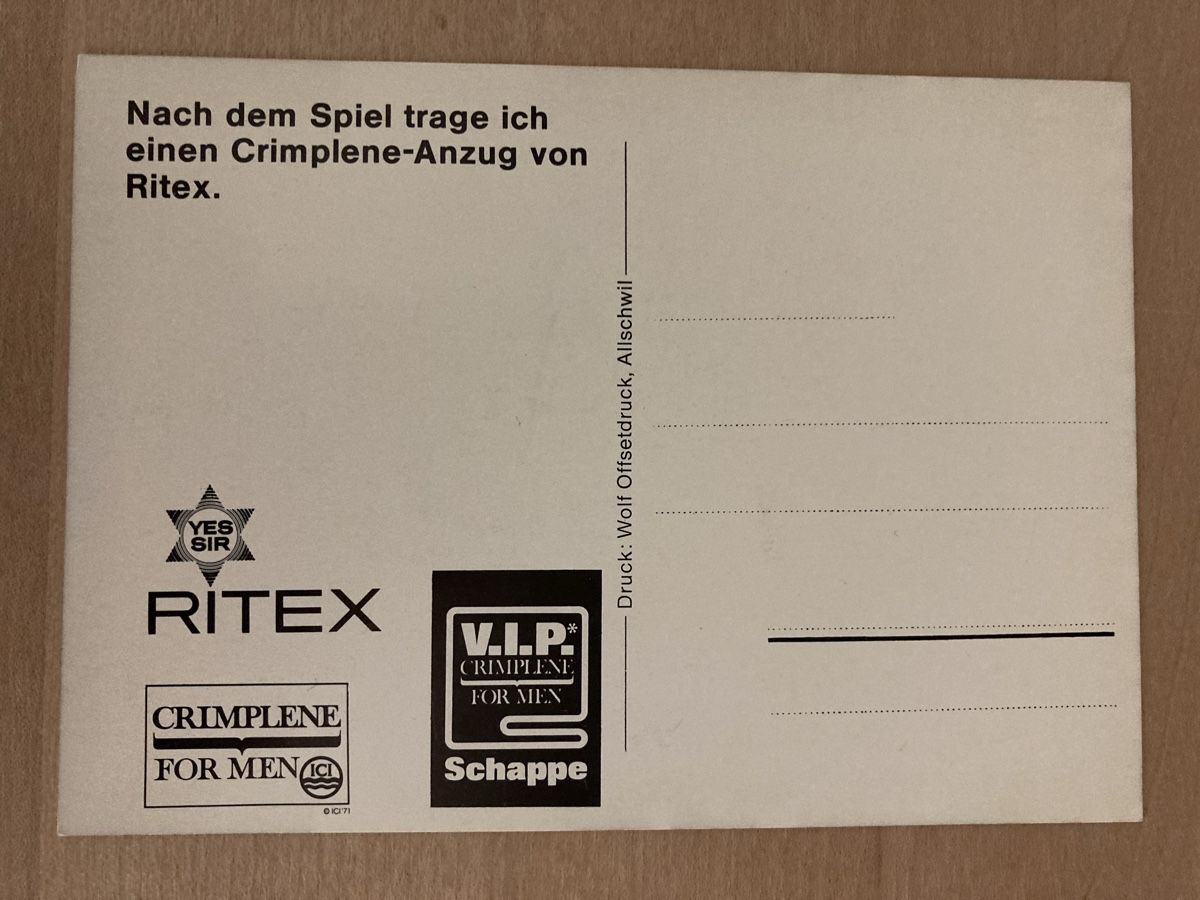 Autographes: Autogrammkarte Karl Odermatt – D'occasion à Zürich par Interpol 1