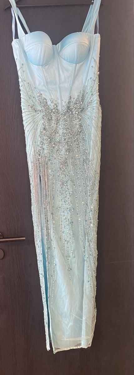 Kleider: Elegantes Abendkleid mit Strass, Gr. 36/38 – Neu (gemäss Beschreibung) aus Oberwil-Lieli von yk___