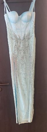 Elegantes Abendkleid mit Strass, Gr. 36/38