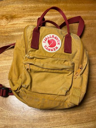 Fjällräven Kånken Mini Rucksack gelb gebraucht