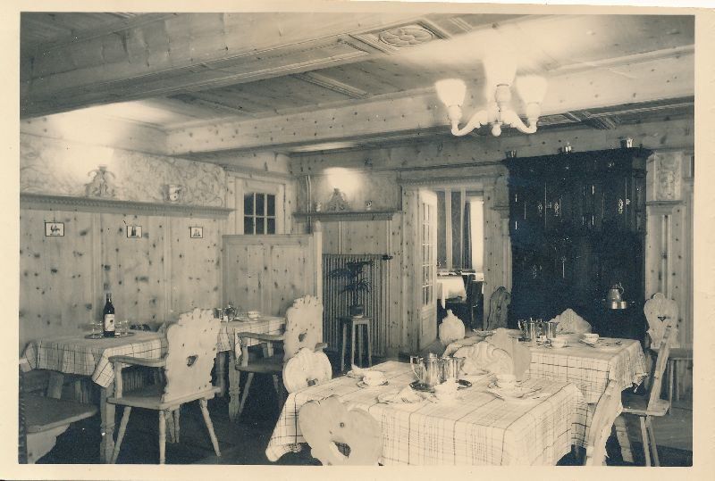 Ansichtskarten: Samedan - Café Crasta + c1950 – Gebraucht aus Emmenbrücke von teestube