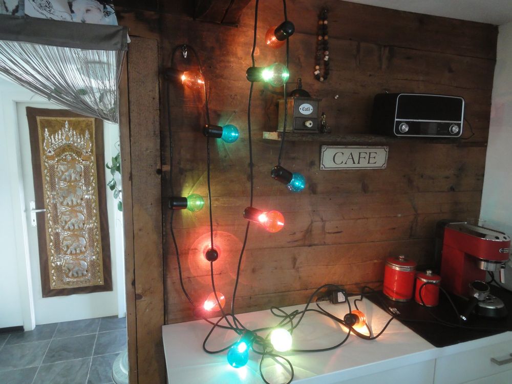 Lichterkette mit bunten Glühbirnen Kaufen auf Ricardo