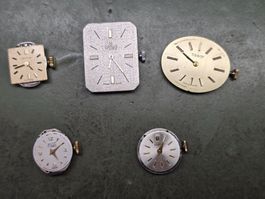 Lot de 5 petits mouvements
