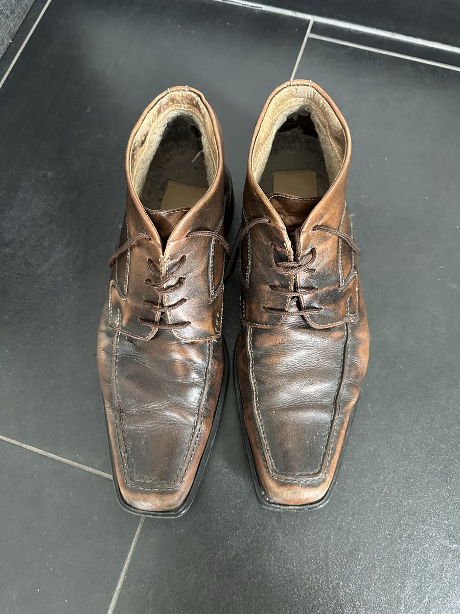 Scarpe da uomo: Braune Lederschnürschuhe – Usato da Romanshorn venduto da ila_2nzf 2