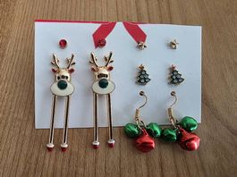 Festlicher Ohrschmuck Weihnachten