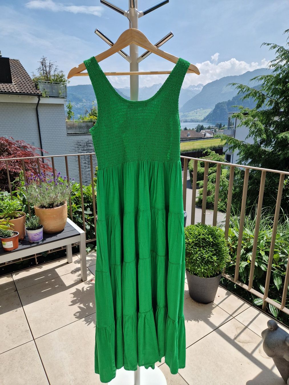 Vestiti: Robe d'été longue vert émeraude - Élégante! – Usato da Hergiswil NW venduto da luc_b5pz 2
