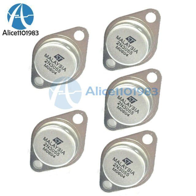 10PCS 2N3055 TO-3 NPN Amplifier Switch Transistor