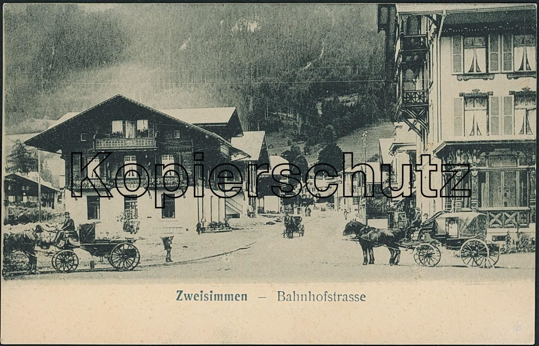 Cartoline postali: BE Zweisimmen - Post - Kutsche – Usato da Schindellegi venduto da Jonathan77
