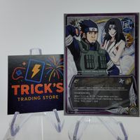Naruto Bandai CCG Kurenai Yuhi & Asuma Sarutobi Rare ENG