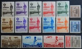 Somalia Italien ex. Kat. 219-240 */gest. 1935/36