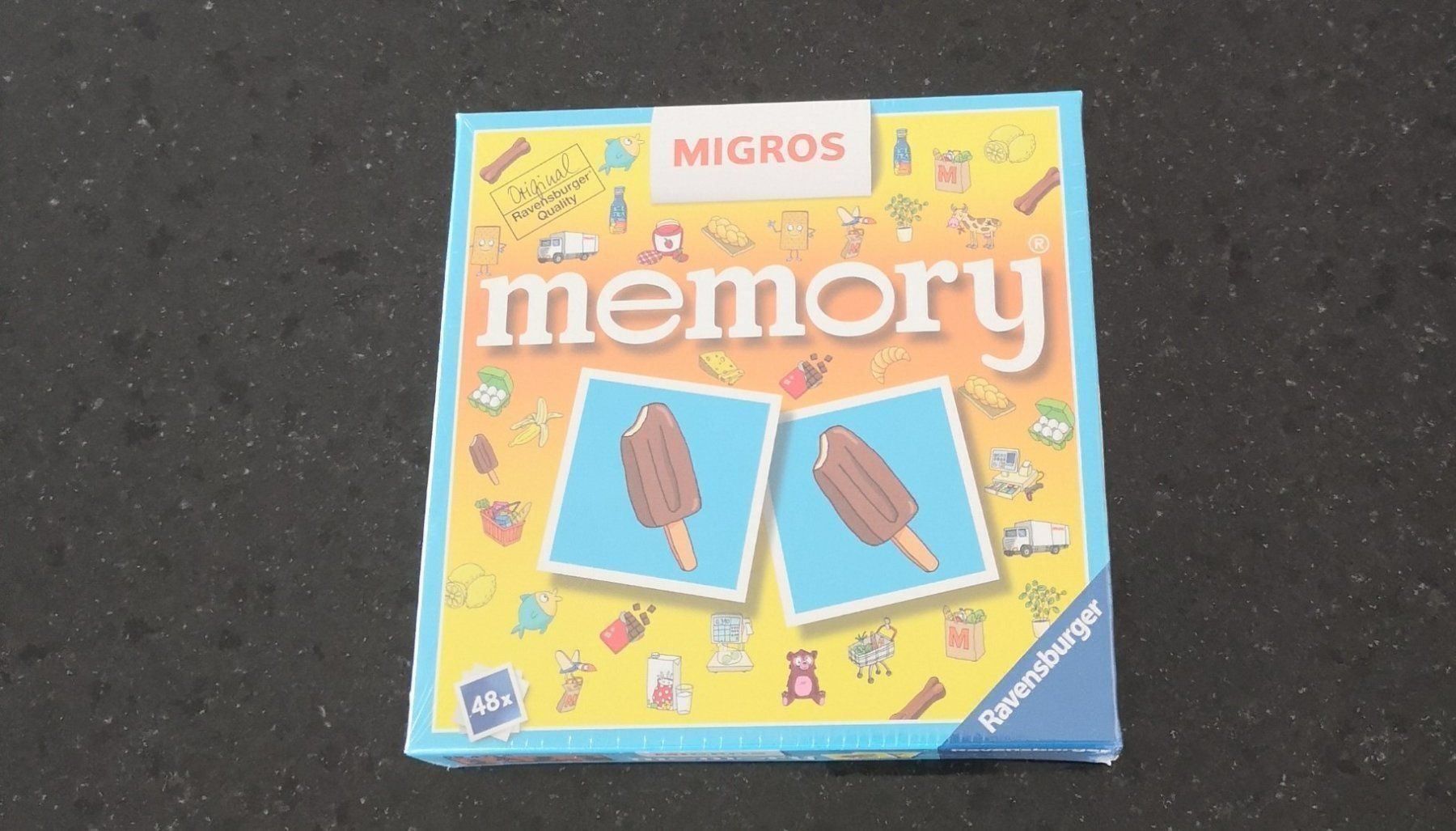 Ravensburger Giochi: Migros Memory - Ravensberger – Nuovo e nell'imballaggio originale da Rothenburg venduto da Patri00