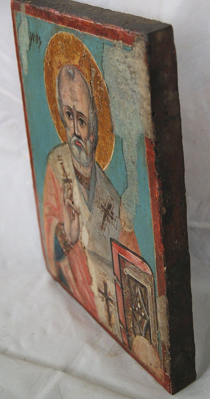 Dipinti: HEILIGER NIKOLAUS VON MYRA – Usato da Stadel venduto da Wald100 2