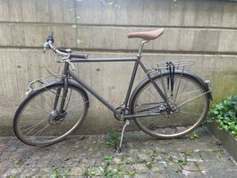 Elegantes Citybike Creme Ristretto Bolt, Keilriemen, 7 Gänge