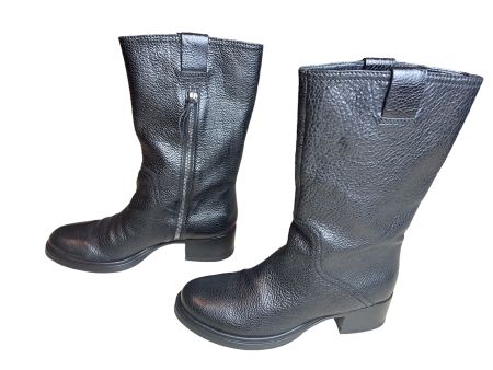 MIU MIU Lederstiefel Neue Sohle 38 Leather Boots 1A