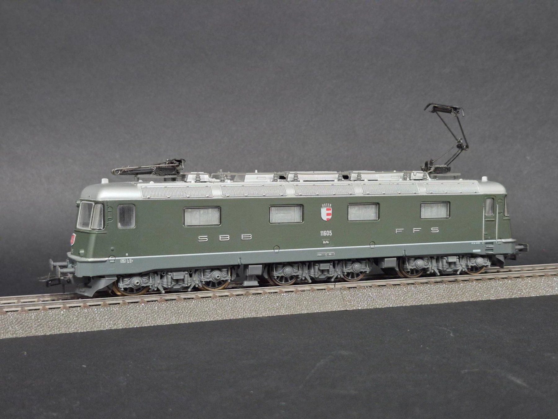 Lima Modellini di ferrovie: LIMA SBB Re 6/6 11605 "Uster" WS Analog – Usato da Dietlikon venduto da sparrow10