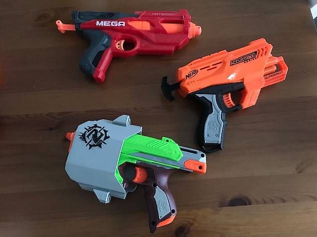 Nerf Giocattoli: Nerf 3Stk. zusammen – Usato da Marbach SG venduto da Sonni81