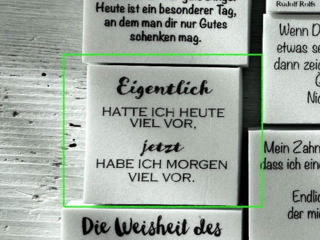 Tampons: LaBlanche Stempel Spruch 'Eigentlich...' 1-teilig – D'occasion à Glattfelden par Qwerasdf