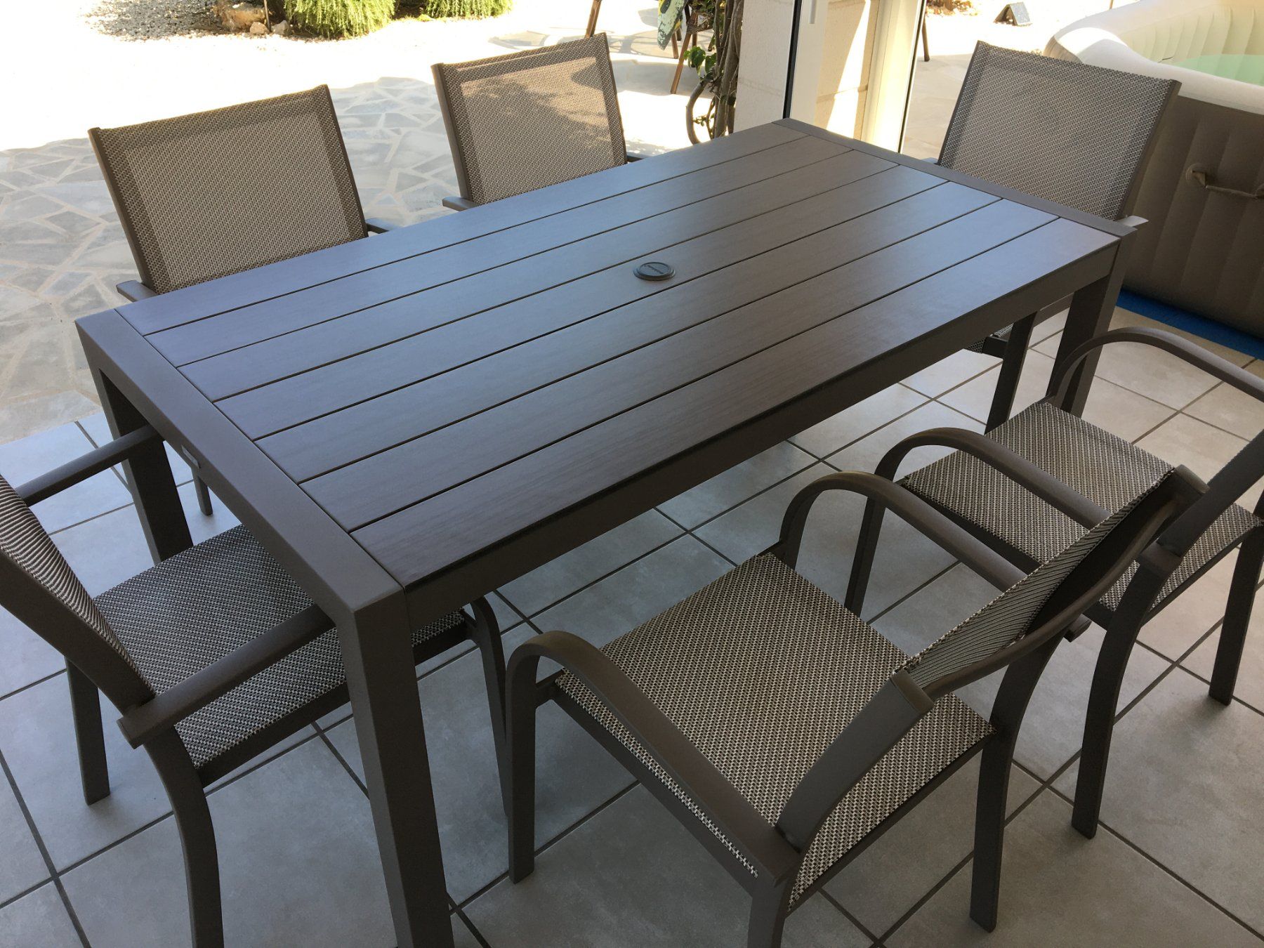 Set di tavolo e panche: Gartentisch Kombination – Nuovo (secondo la descrizione) da Siebnen venduto da moparperform 1