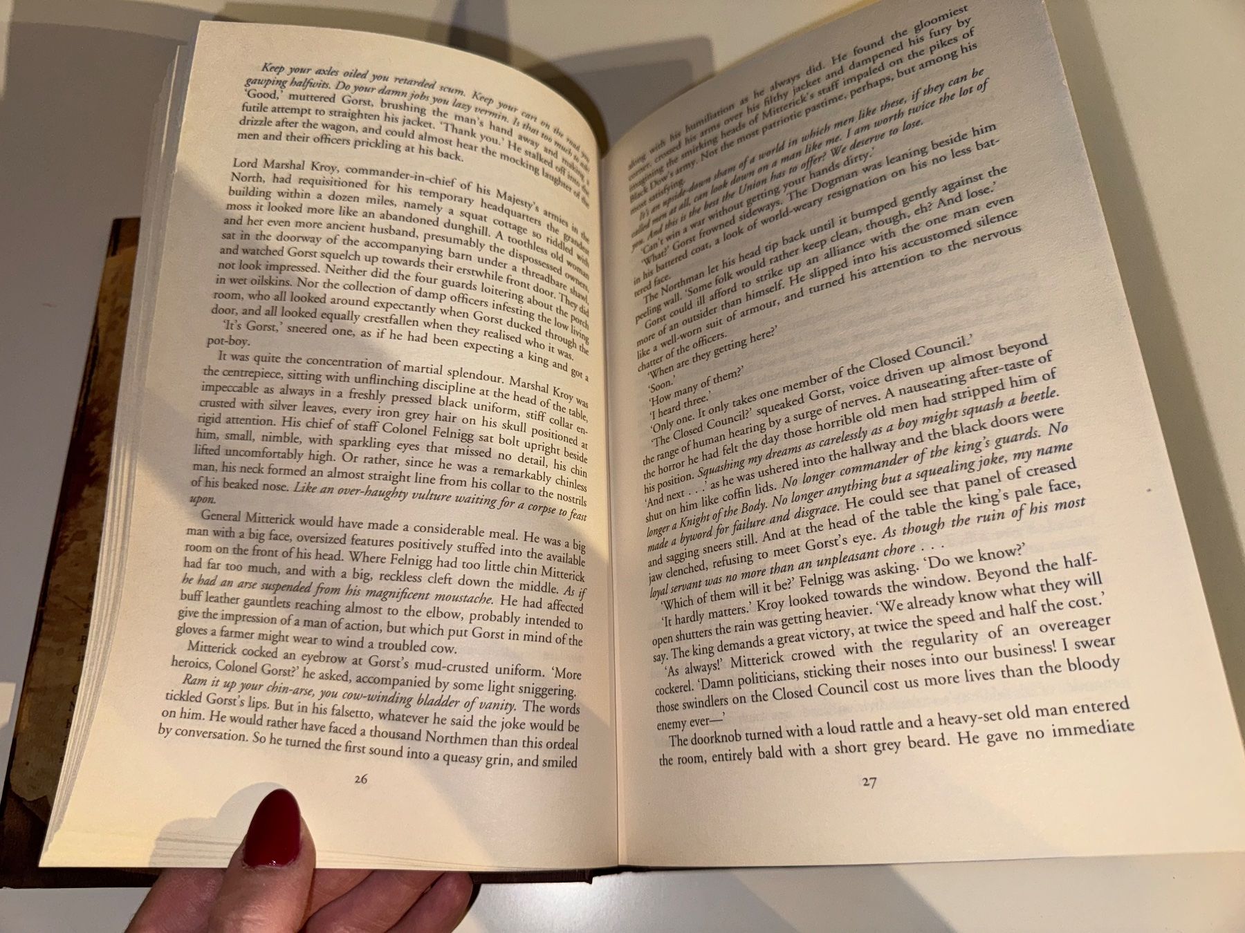 Bücher: NOVEL: Joe Abercrombie, The heroes – Gebraucht aus Grosswangen von English_books 3