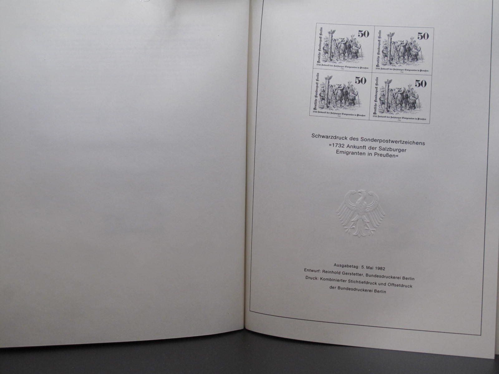 Album: BRD & Berlin 1982 Sonderpostwertzeichen buch ** – Usato da Wil SG venduto da fva01 5