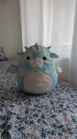 Squishmallow Drache Doug, blau-weiss, 30cm, neuwertig