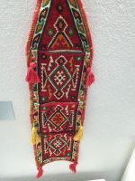 Vintage Wandbehang/Tasche mit Ethno Muster, Handarbeit!