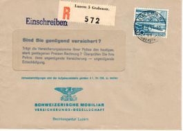 R-Brief Luzern Grabenstrasse 1954