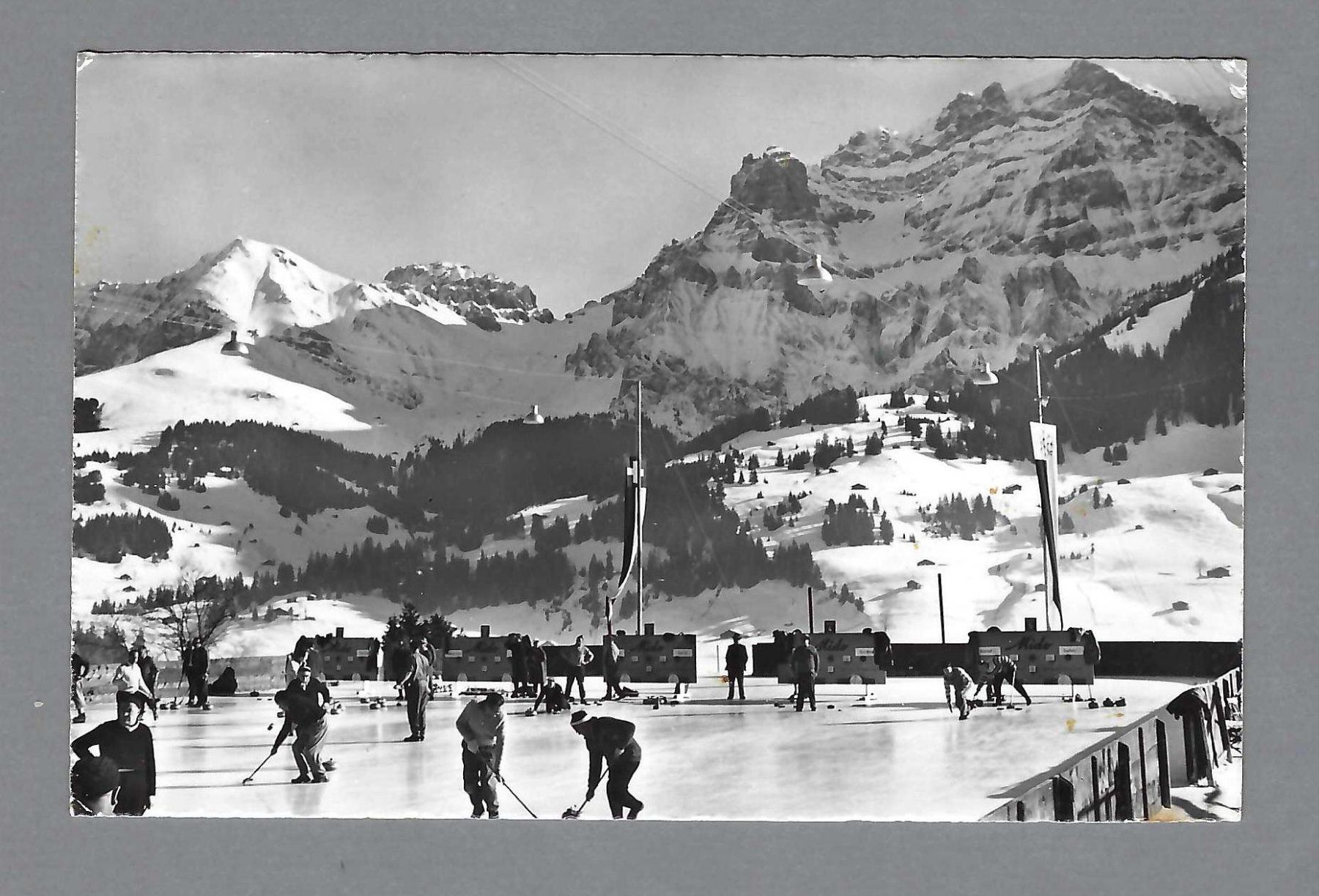 Cartoline postali: 1962, ADELBODEN, CURLING – Usato da Pura venduto da ulisse1957