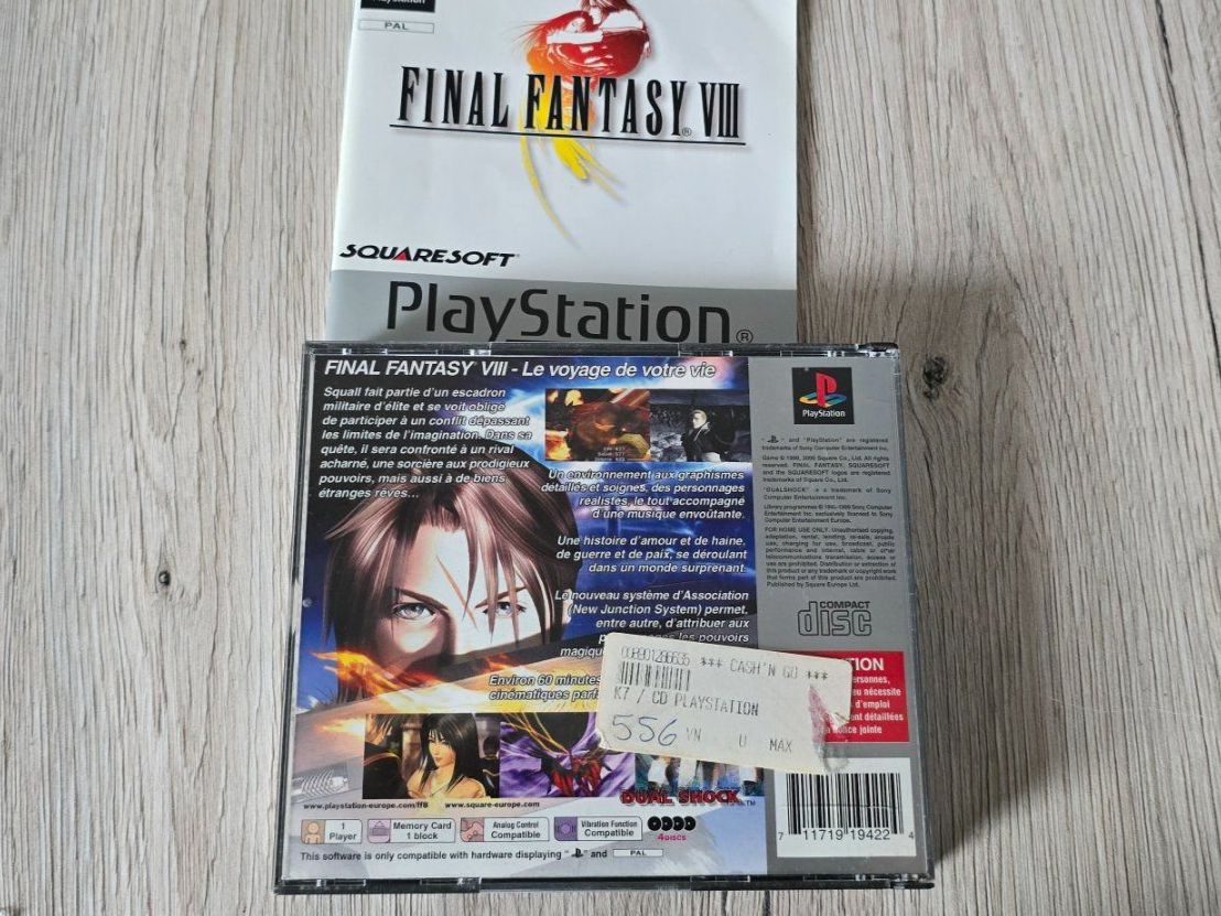 Giochi: Final Fantasy VIII - PS1 – Usato da Carrouge VD venduto da Sildinn 1