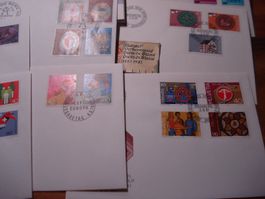 Set 1981, 8 Belege FDC...