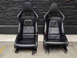 Porsche Carbon Schalensitze Leder klappbar