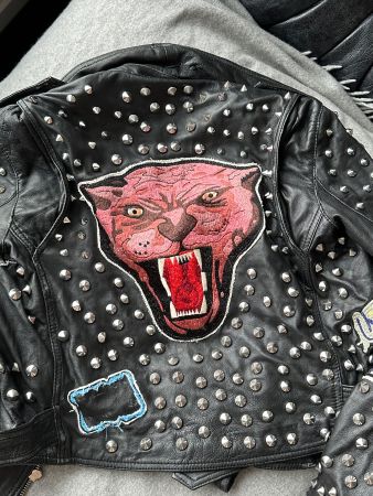 Lederjacke 100% Leder Zara Tiger XS 34