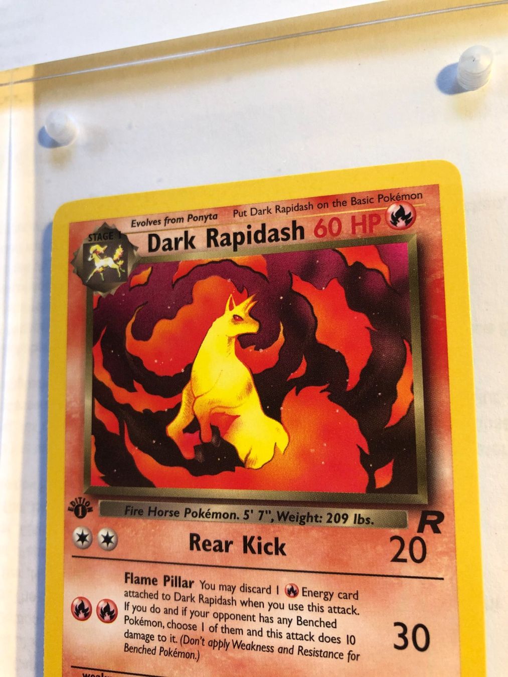 Carte collezionabili: Dark Rapidash Team Rocket 1st (unc.) - MINT - ab 1.- – Usato da Giubiasco venduto da dan_pr8b 3