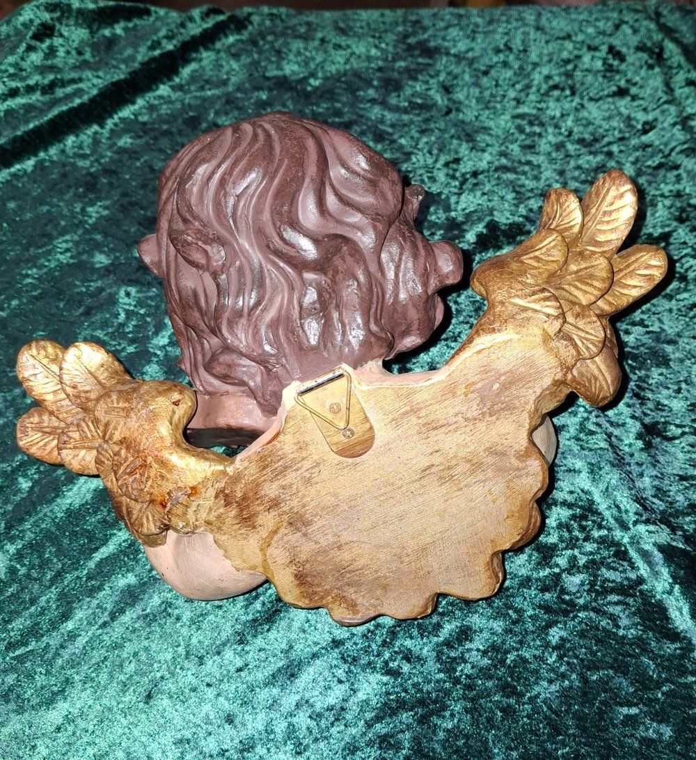 Figurines: Putte / Engel / Wandrelief, mit Geige – Neuf (Voir description) à Weggis par Mylemontree 1