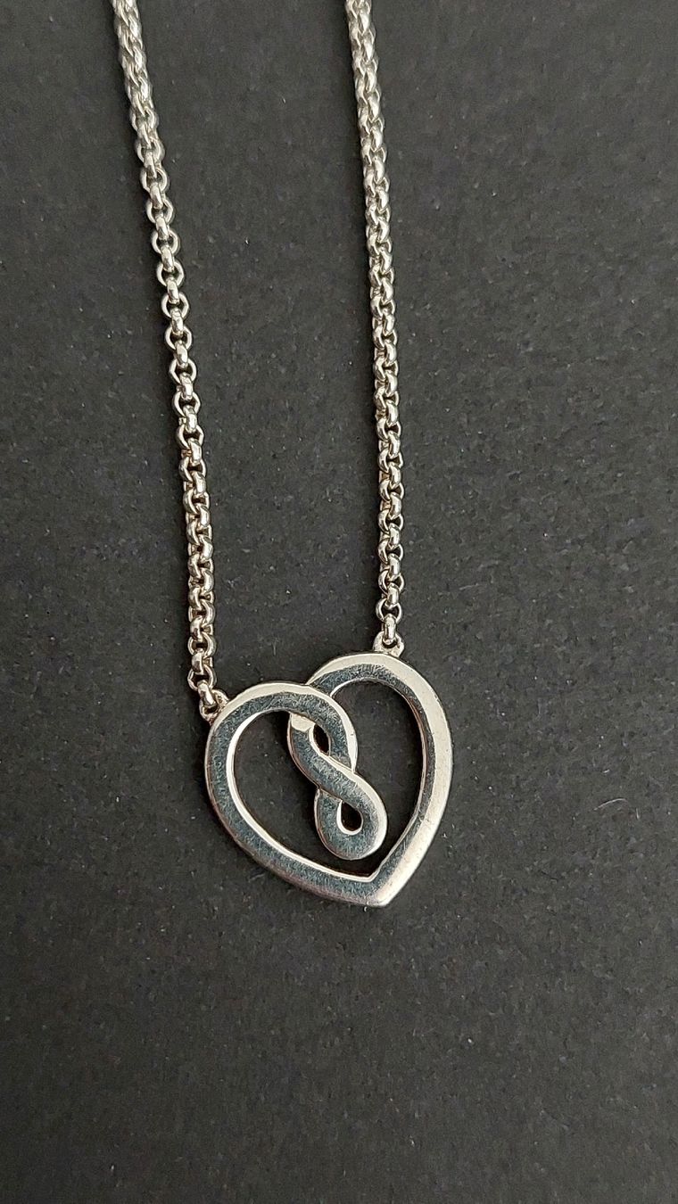 Thomas Sabo Catenine: Thomas Sabo Halskette Herz & Infinity – Nuovo (secondo la descrizione) da Zürich venduto da Rose-Black 4
