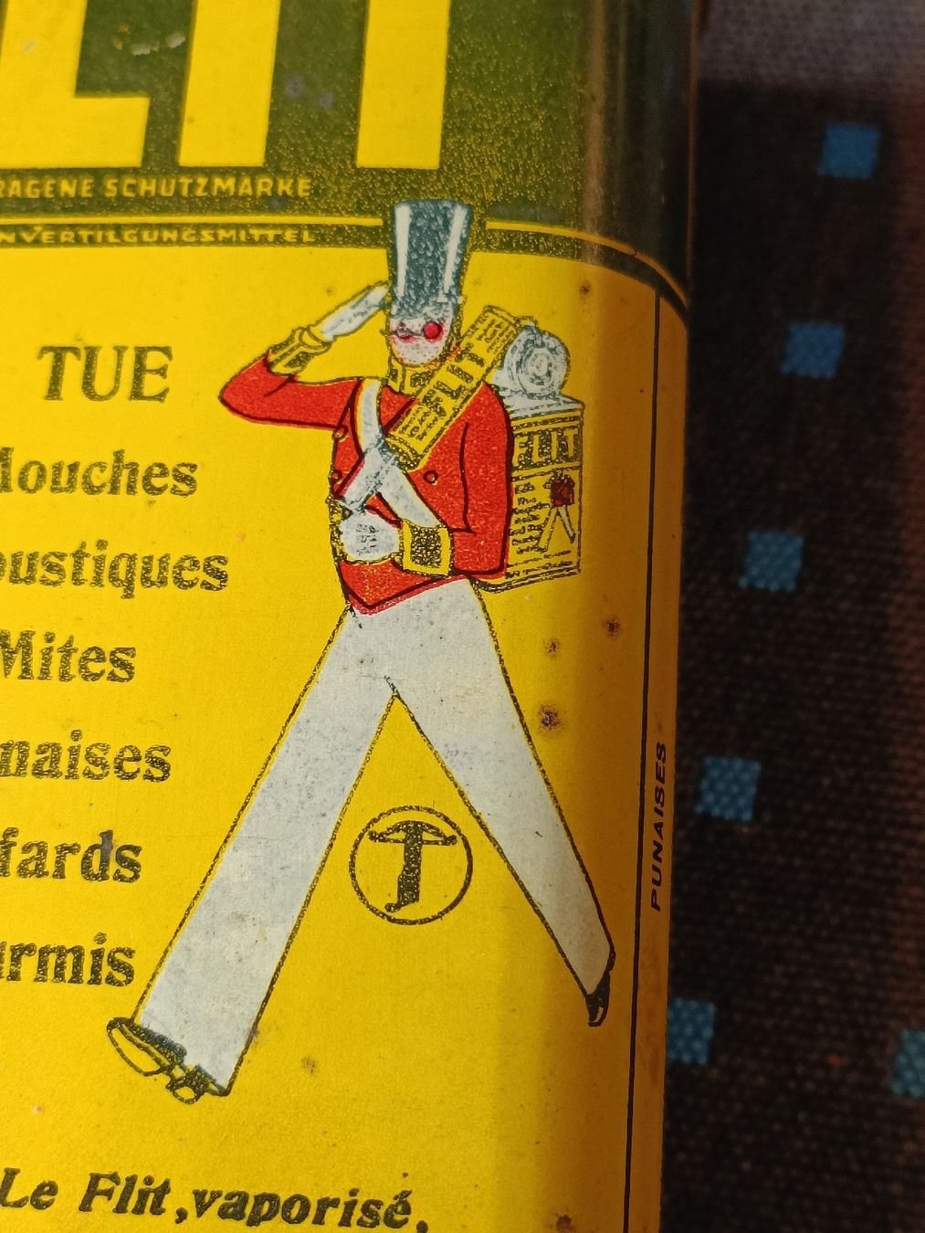 Schilder: Litho Blech Dose / FLIT - Barbezat & Co Fleurier ca. 1930 – Gebraucht aus Brugg AG von Ente015 6