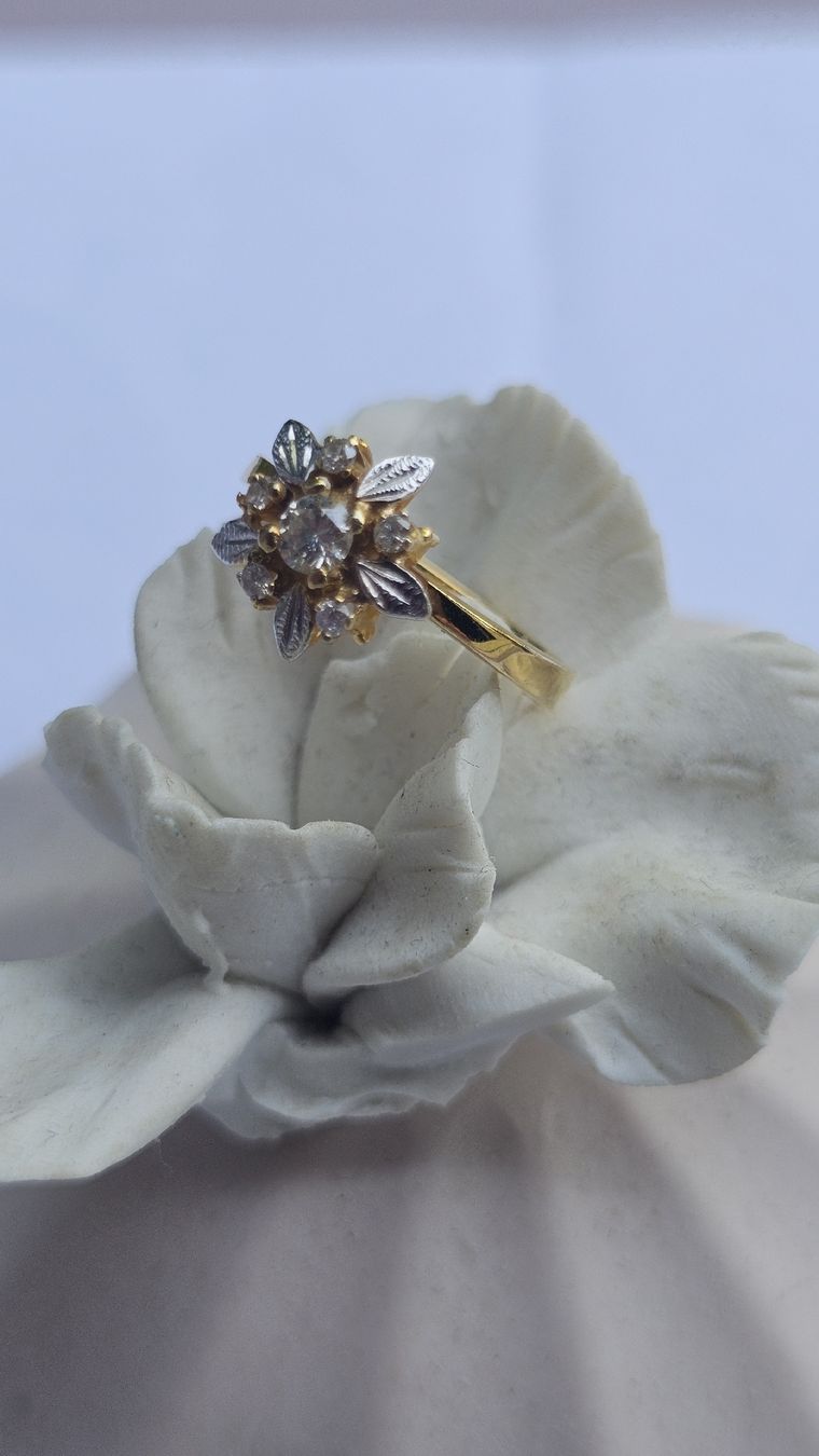 Anelli: GOLD Ring mit Diamanten – Nuovo e nell'imballaggio originale da Effretikon venduto da rinuom01 1