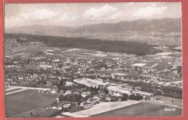 Biberist mit Fabrik - Flugaufnahme 1956