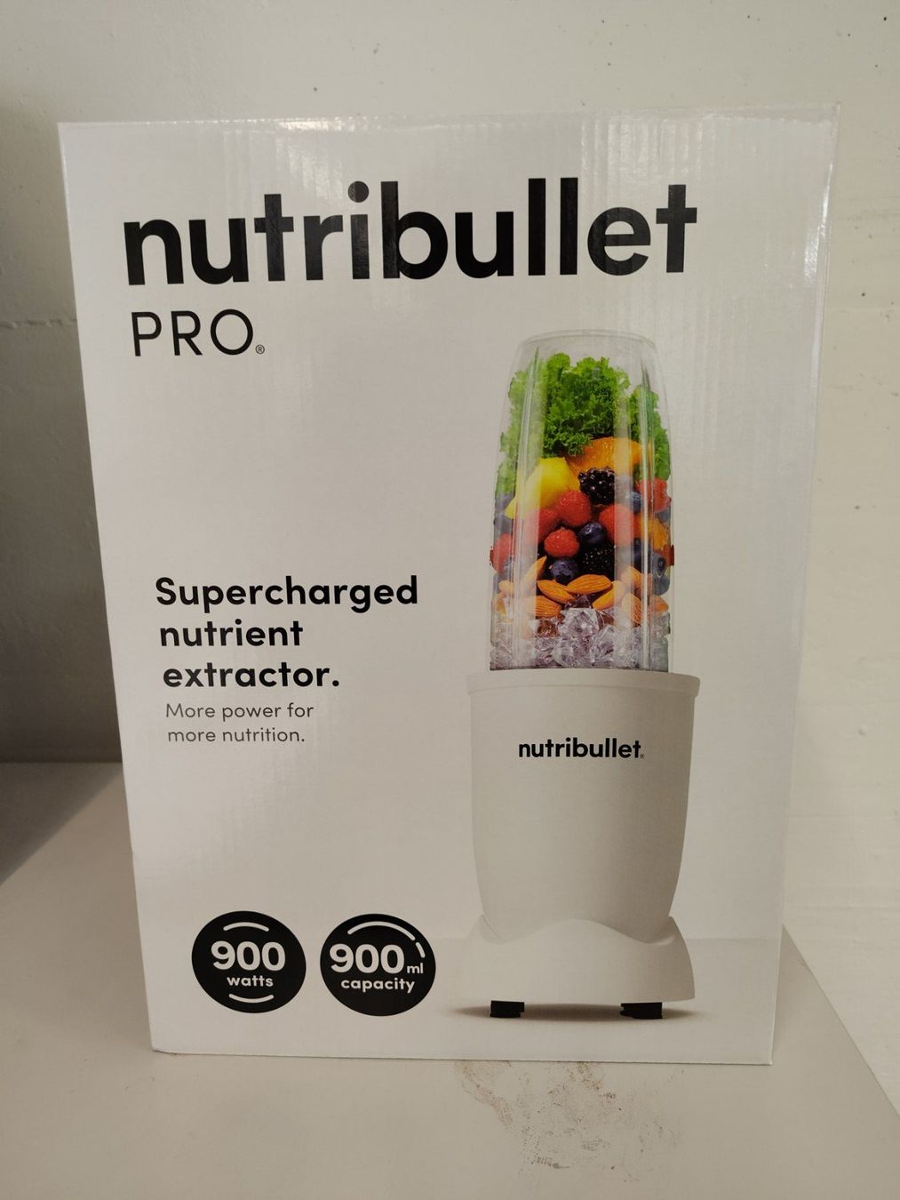 Nutribullet Elettrodomestici da cucina: Nutribullet - Pro Supercharged nutrient Extrator weiss – Nuovo e nell'imballaggio originale da Dällikon venduto da Retouren_Resale
