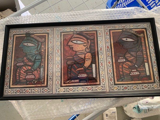 Foto & Immagini: Jamini Roy framed Art print – Usato da Rossiniere venduto da mar_h9d6
